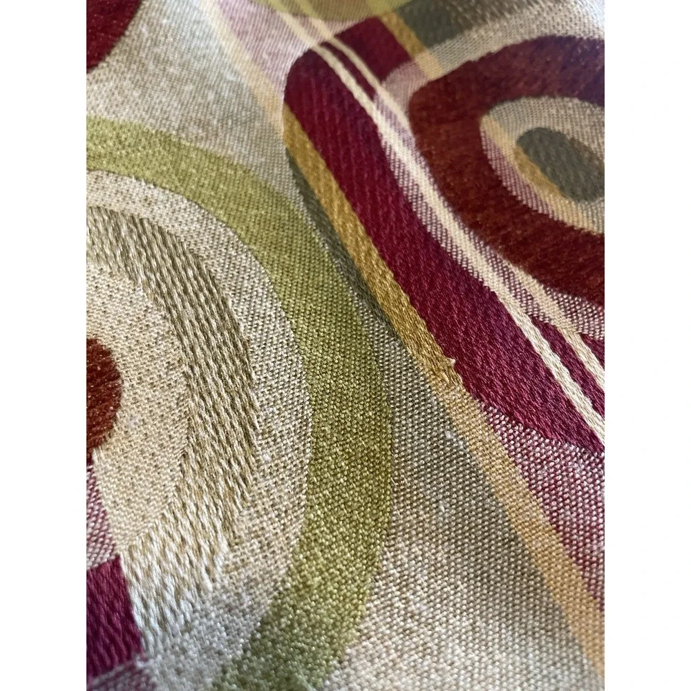 Vintage Newport Retro Geometric Circles Pillow Covers 19x19‎ Mid Century Modern